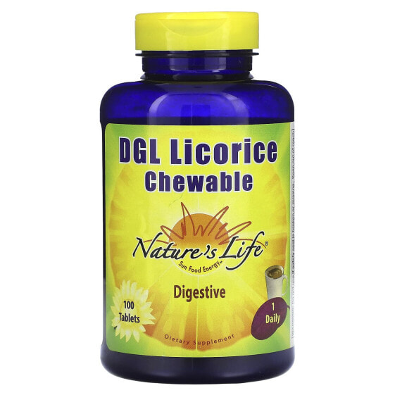 DGL Licorice Chewable, 100 Tablets