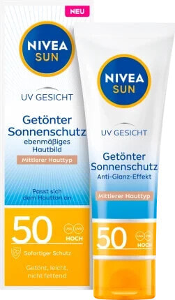 BB Cream getönte Sonnencreme Gesicht, LSF 50, 50 ml