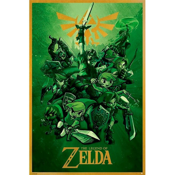 PYRAMID The Legend Of Zelda Green Psoter