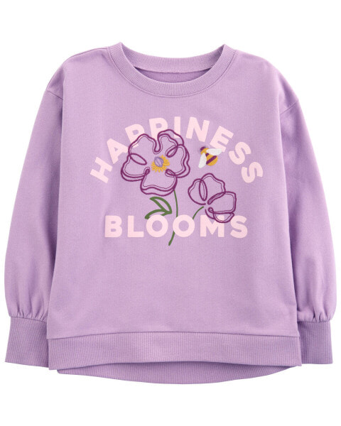 Kid Happiness Blooms Floral Sweatshirt 12
