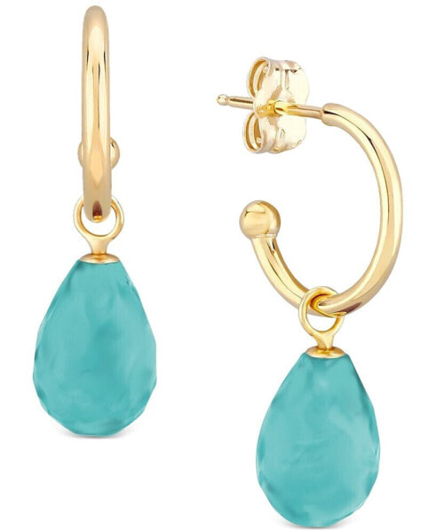 Серьги Macy's Sleeping Beauty Turquoise Hoop