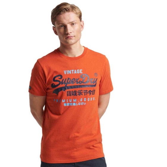 SUPERDRY Classic Vintage Logo Heritage Short Sleeve Round Neck T-Shirt