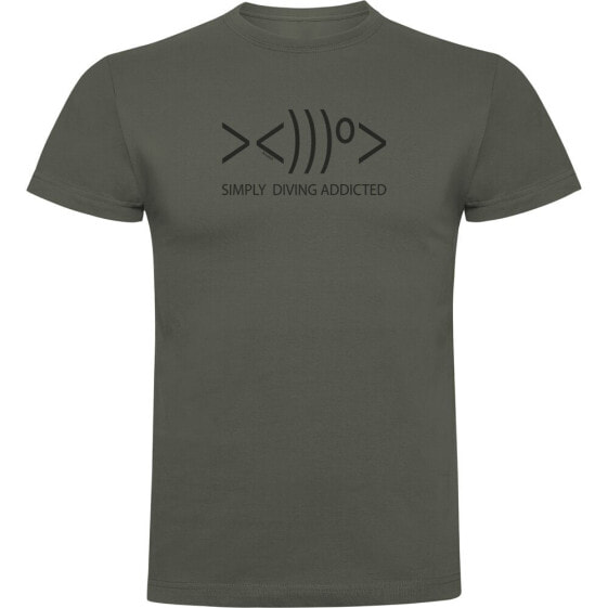 KRUSKIS Simply Diving Addicted short sleeve T-shirt