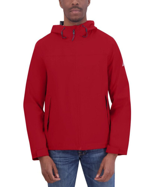 Men's Packable Full-Zip Hooded Jacket