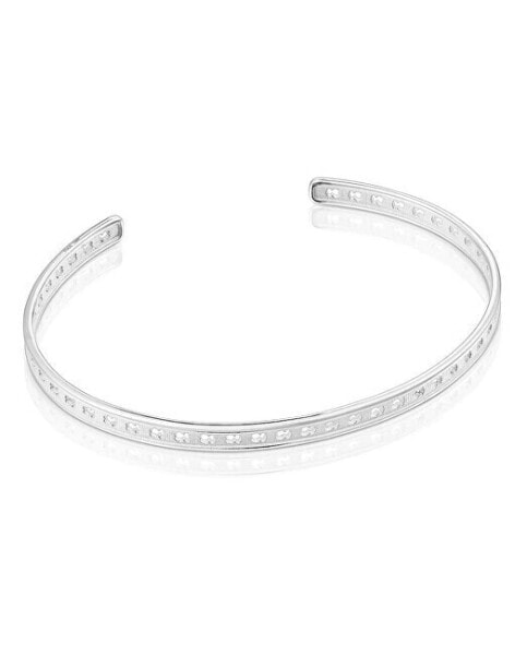 Bear Row Solid Silver Bracelet 1003718040