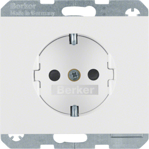 Berker Hager 47357009 - Type F - White - Plastic,Thermoplastic - 250 V - 16 A - 50 - 60
