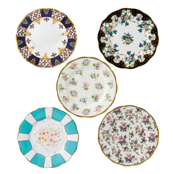 100 Years 1900-1940 5-Piece Plate Set