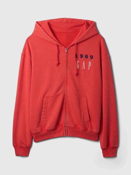 Heavyweight 1969 Logo Full-Zip Hoodie