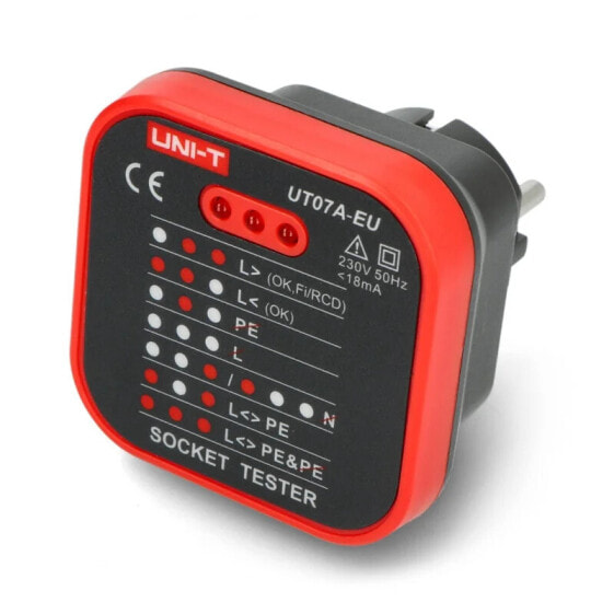 Socket tester 230V - Uni-T UT07A-EU