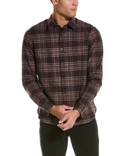 Vince Norden Plaid Shirt Men's Red S