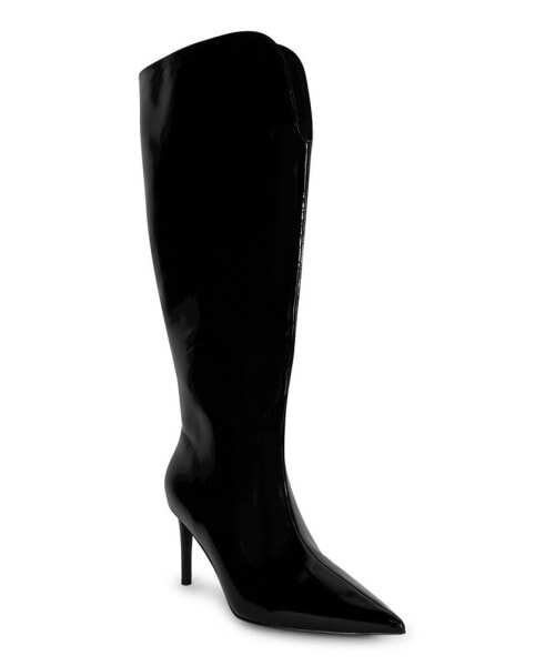 Women's Kay Pointed Toe Dress Extra Wide Calf Boots - Extended Sizes 10-14