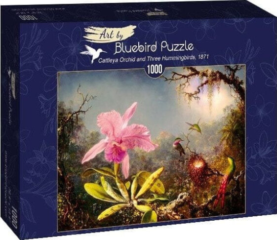 Bluebird Puzzle Puzzle 1000 Orchidea Cattleya i trzy kolibry