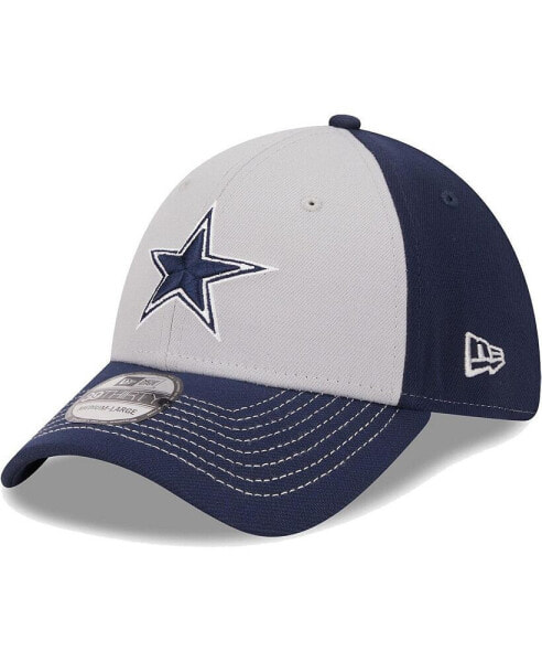 Men's Gray Dallas Cowboys Main 39THIRTY Flex Hat