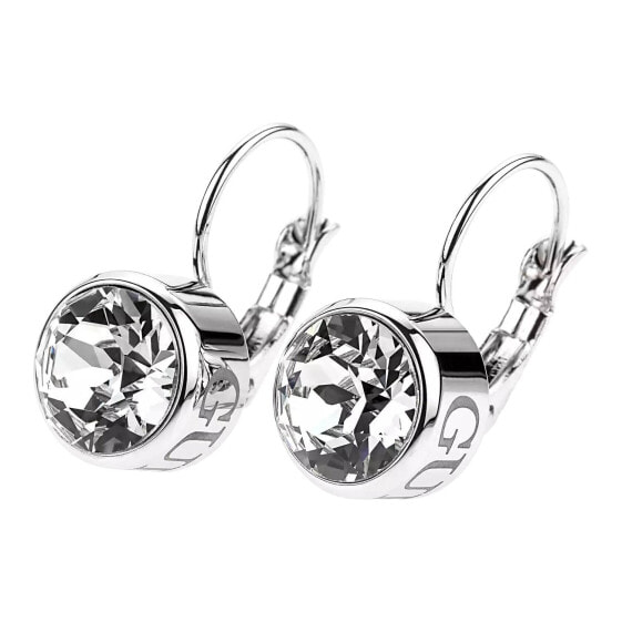 Guess Damen Ohrringe Ohrhänger Crystal Earrings JUBT01503JWRHT/U