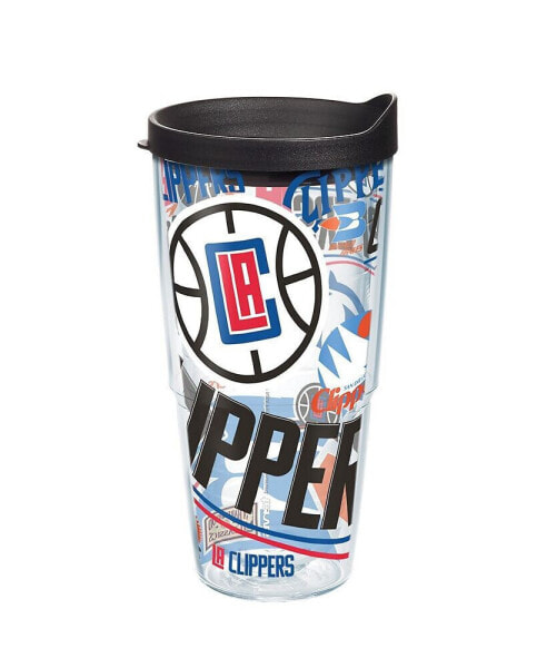 LA Clippers 24 Oz All Over Classic Tumbler