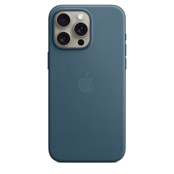 Чехол Apple FineWoven Case mit MagSafe для iPhone 15 Pro Max, синий