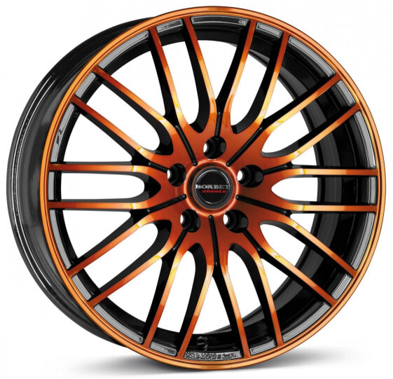 Колесный диск литой Borbet CW4 black orange glossy 8x18 ET35 - LK5/112 ML72.5