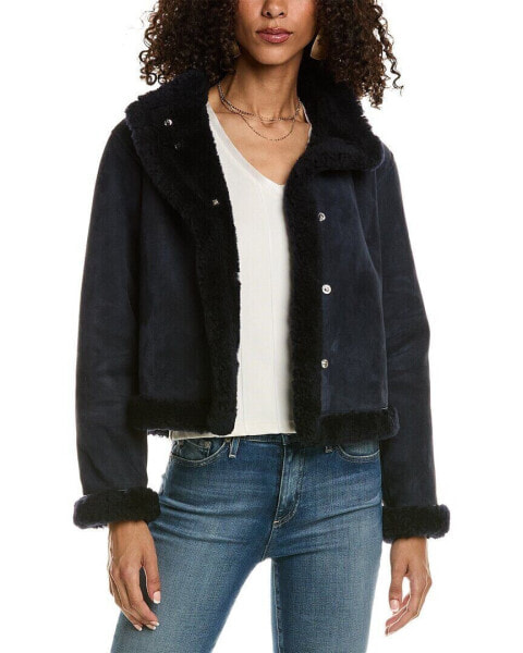 Ba&Sh Shearling Coat Women's