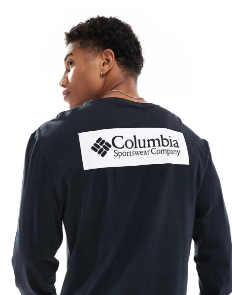 Columbia – North Cascades – Langärmliges Shirt in Schwarz