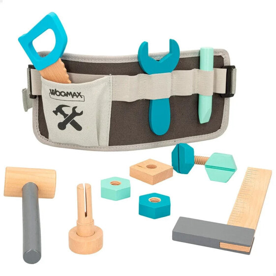 WOOMAX Wooden Construction Belt 11 Pieces