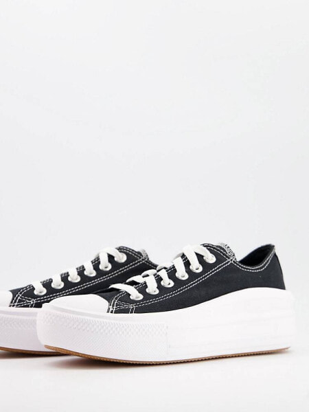 Converse Chuck Taylor All Star Move Ox trainers in black