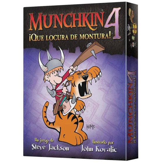 EDGE STUDIO Munchkin 4: ¡Que Locura De Montura! Card Game