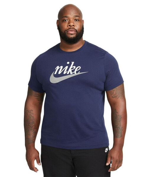 Sportswear Men's Heritage Script Logo Short-Sleeve Crewneck T-Shirt