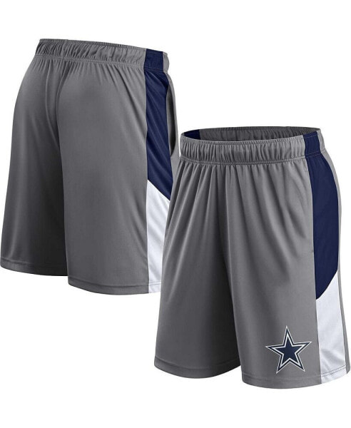 Men's Gray Dallas Cowboys Primary Logo Shorts
