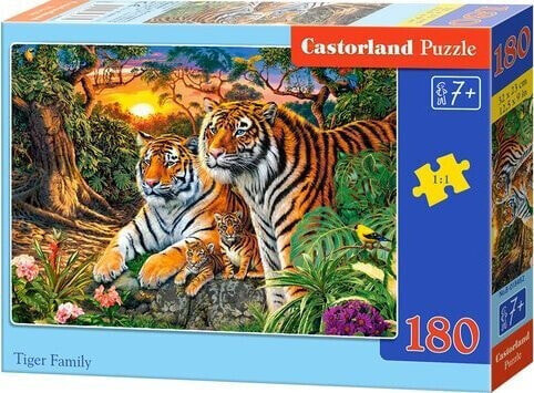 Castorland Puzzle 180 Tiger Family CASTOR