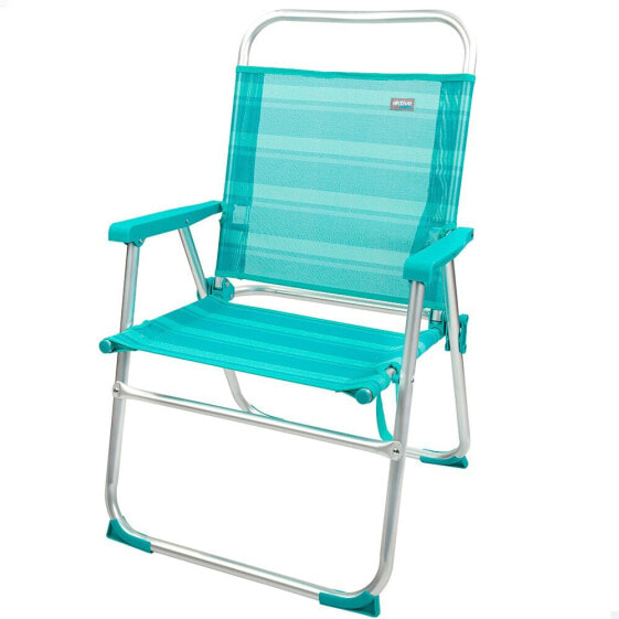 AKTIVE Fixed Folding Chair Aluminium 56x50x88 cm