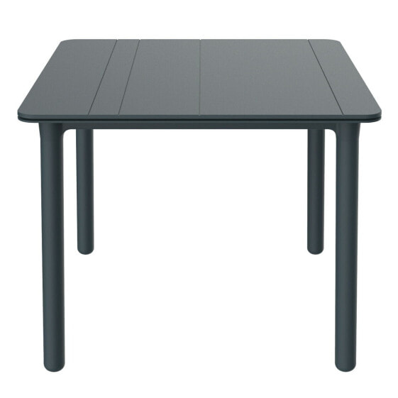 Table Resol Noa Dark grey polypropylene Fibreglass 90 x 90 x 74 cm