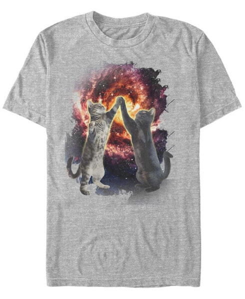 Men's Cat Bang Short Sleeve Crew T-shirt