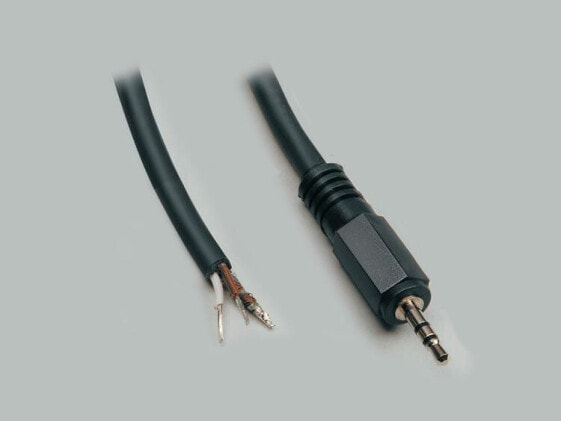 BKL Electronic 1101051 - 2.5mm - Male - 1.8 m - Black