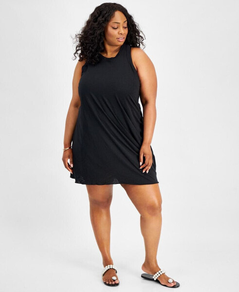 Plus Size Beach Date Racerback Cover-Up
