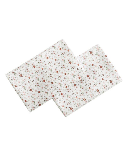 Evie Cotton Sateen Standard Pillowcase Pair