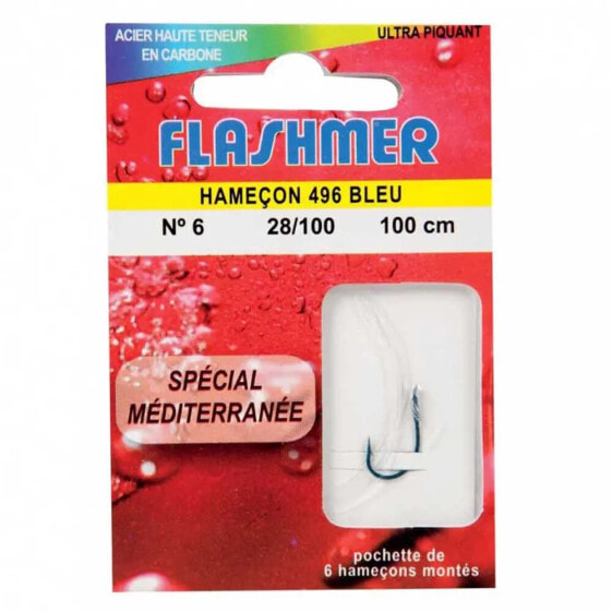 FLASHMER Mediterranee tied hook 0.300 mm