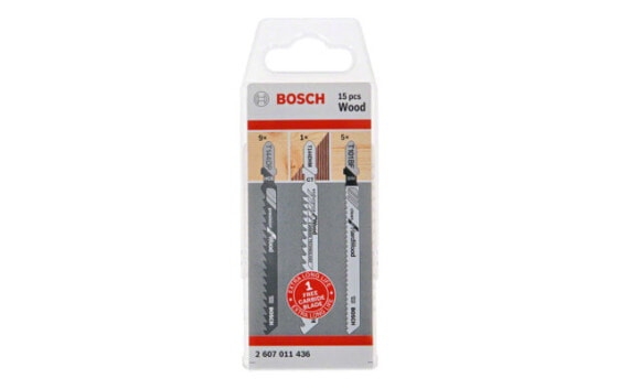 Bosch 2 607 011 436 - Jigsaw blade - Wood - 15 pc(s) - Blister