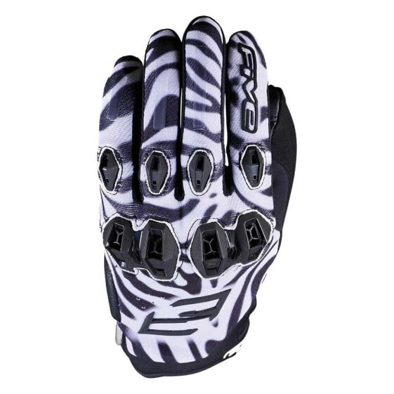 FIVE Stunt Evo 2 Zebra Gloves