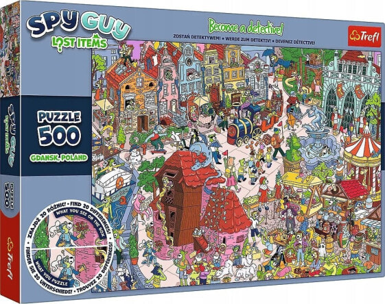 Trefl Puzzle 500 elementów Spy Guy Lost Items Gdańsk Polska