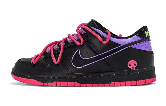 Кроссовки Nike Dunk Low Black Purple Demon
