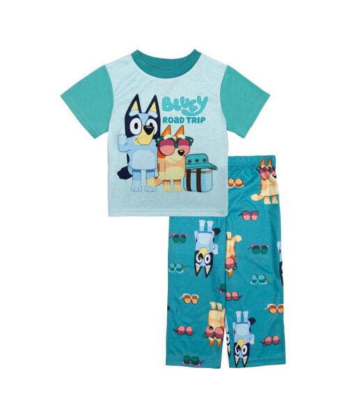 Toddler Boys 2PC Polyester Pajama Set