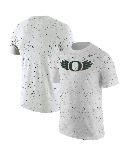 Men's White Oregon Ducks Eggshell T-shirt