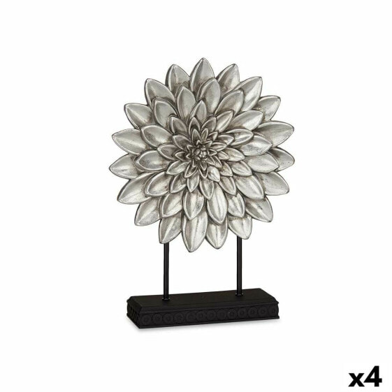 Декоративная фигура Mandala Серебристая 29 x 39 x 10 см (4 штуки) Gift Decor