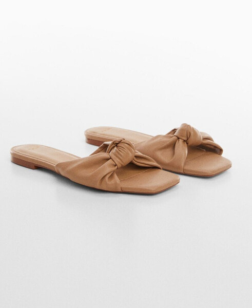 Women's Square Toe Knot Sandals