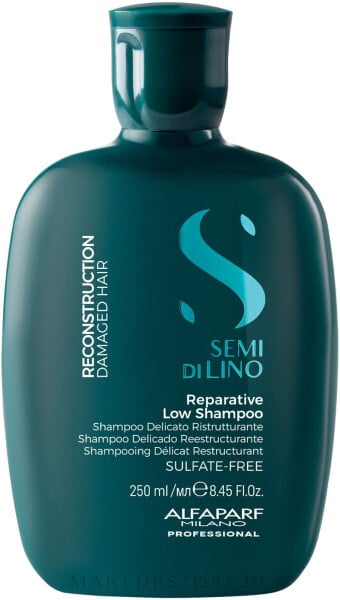 Shampoo für geschädigtes Haar - Alfaparf Semi Di Lino Reconstruction Reparative Low Shampoo 250 ml