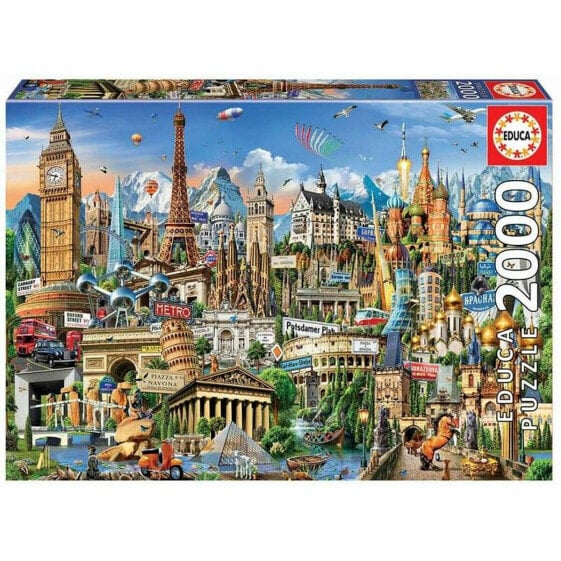 Puzzle Educa Europe 2000 pcs