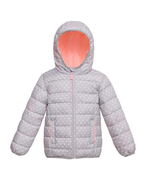 Toddler Girls' Lightweight Puffer Jacket