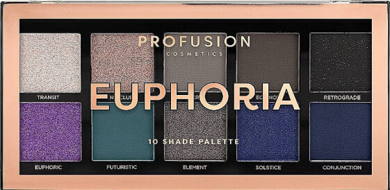 Profusion Cosmetics Euphoria 10 Shades Eyeshadow Palette