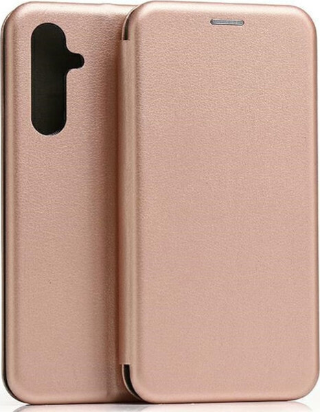 Beline Beline Etui Book Magnetic Samsung A54 5G A546 różowo-złoty/rosegold