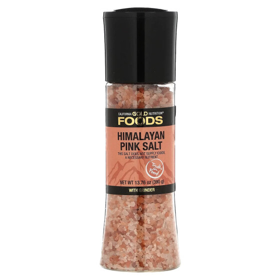 Foods, Pink Himalayan Salt Grinder, 13.76 oz (390 g)
